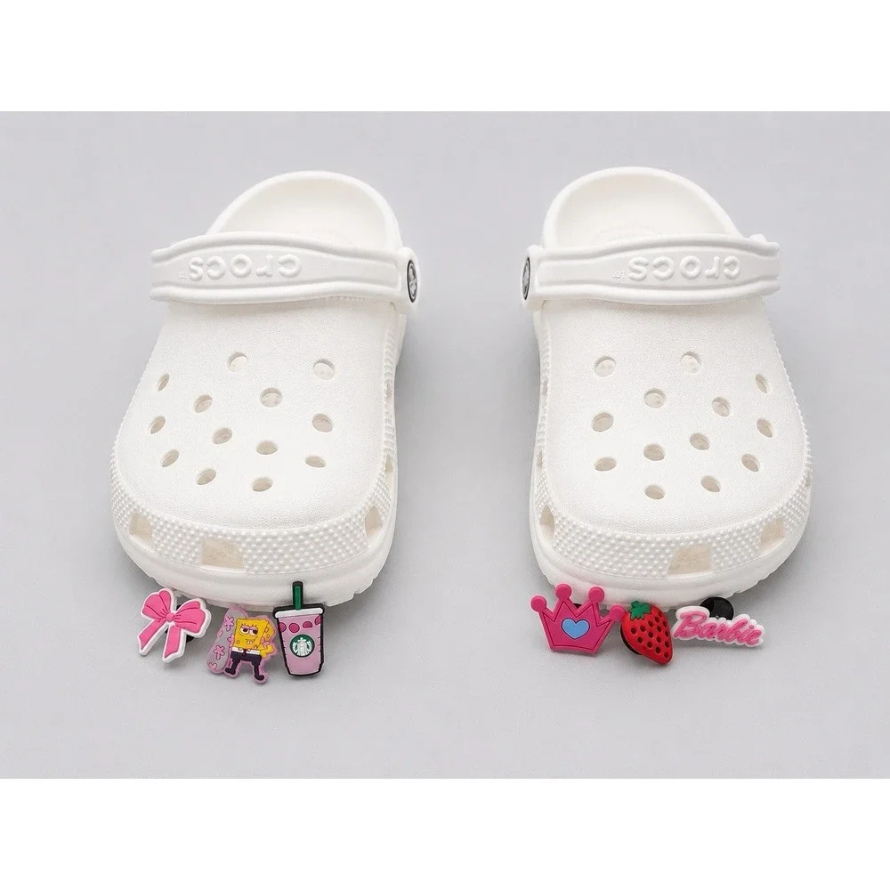 Crocs Classic Clog White Kids Youth J5 Slip On Comfort Casual ShoesOUTOFSTOCK